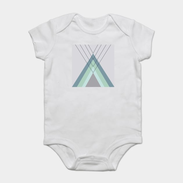 Iglu Mint Baby Bodysuit by caligrafica